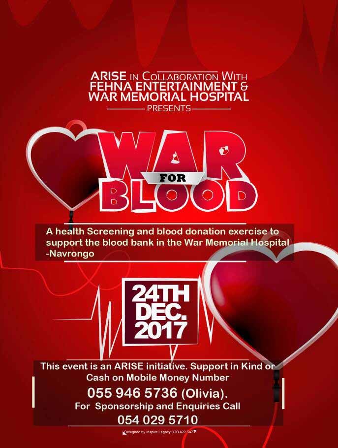 Support War4Blood – A blood donation initiative