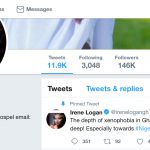 Irene Logan Tweet