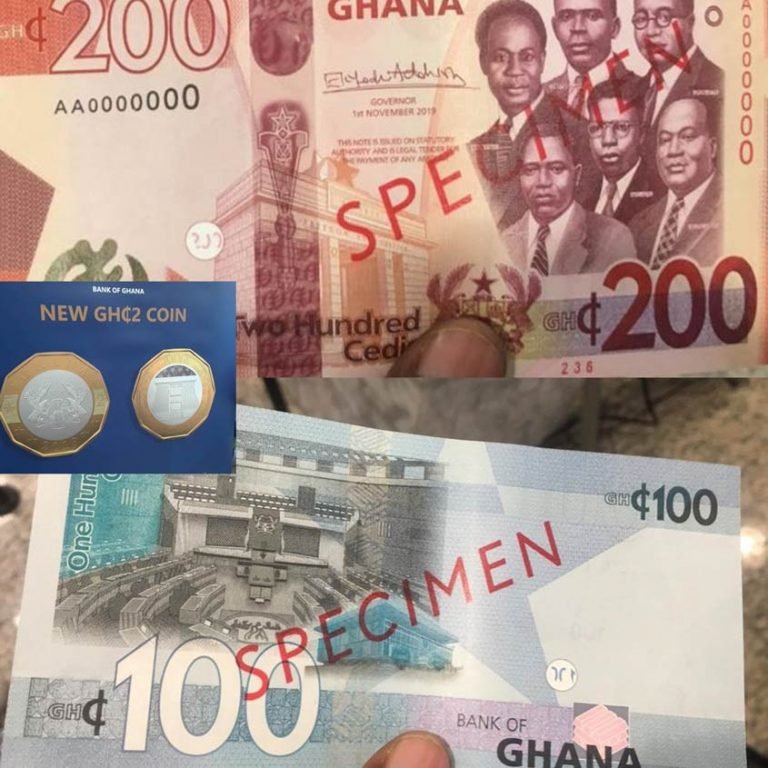 NEW MONEY: Bank of Ghana Introduces New denominations. Questions and Answers; Introduction of Higher Denomination Banknotes