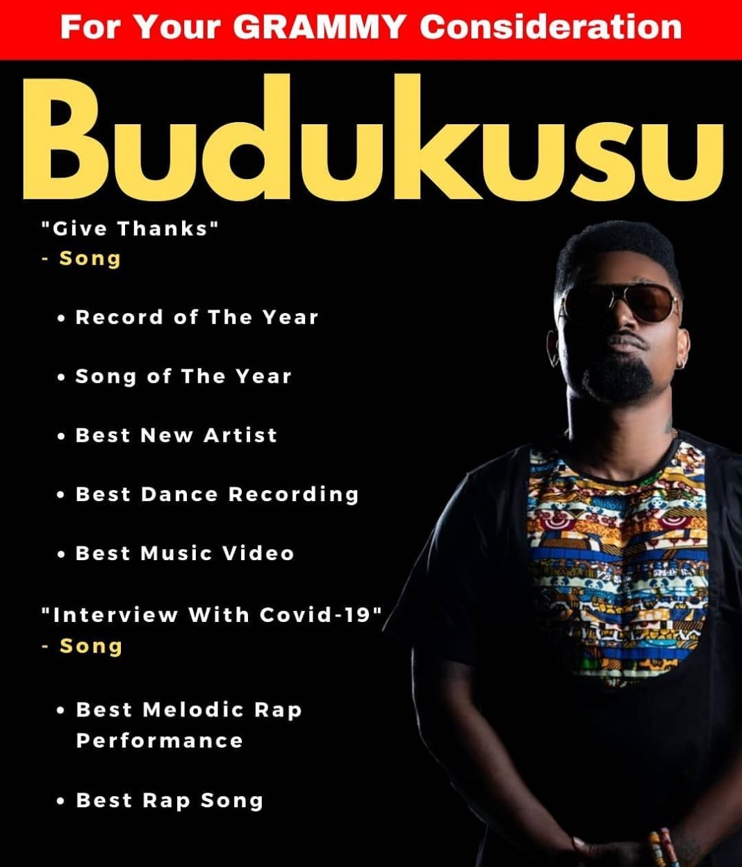 Budukusu For Grammys