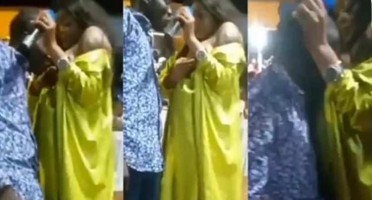 VIDEO : FEMALE PASTOR OFFERS HER BR3ST TO CHURCH MEMBERS TO SUCK,AS A MEANS OF SOLVING THEIR PROBLEMS
