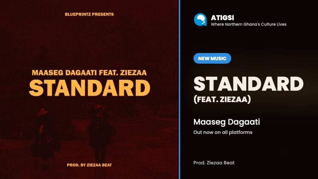 Atigsi New Music card for Standard by Maaseg Dagaati featuring Ziezaa