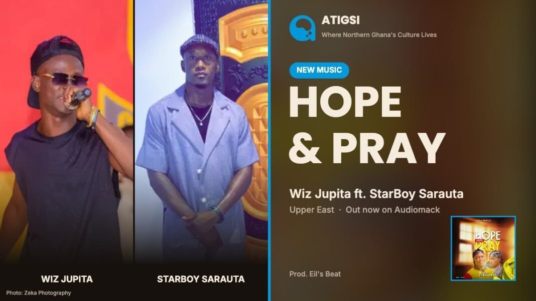 Wiz Jupita and StarBoy Sarauta beside the title 